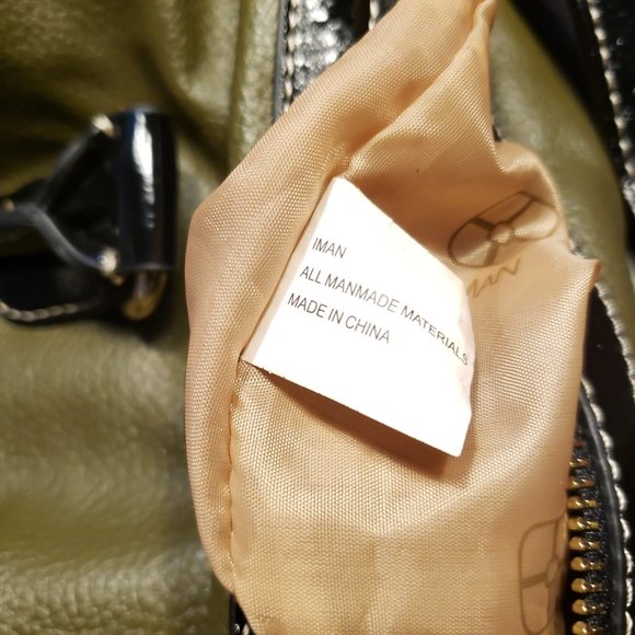 .112 SHOW IMAN Green Handbag - Picture 9 of 10